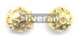 Gold Vermeil Silver Bead