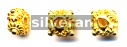 Gold Vermeil Silver Bead