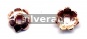 Rose Gold Vermeil Silver Bead Cap