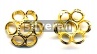 Gold Vermeil Silver Bead Cap