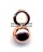 Rose Gold Vermeil Drop Bead