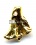 Gold Vermeil Drop Bead