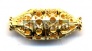 Gold Vermeil Silver Bead