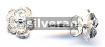 Bright Finish Silver Ear Post