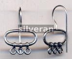 Silver Ear Wire