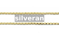 Gold Vermeil Silver Rollo Chain