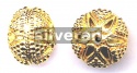 Gold Vermeil Silver Bead