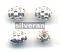 Bright Finish Silver Saucer Bead
