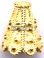 Gold Vermeil Bead Cone