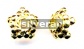 Gold Vermeil Silver Bead Cap