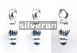 Bright Finish Silver Drop Bead