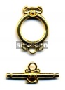 Gold Vermeil Toggle Clasp