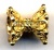 Gold Vermeil Silver Double Bead Cap