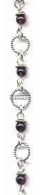 Fancy Link Chain with Stone
