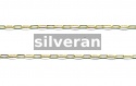 Gold Vermeil Silver Paperclip Chain